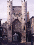 [Bootham Bar in York's city wall]